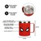 Spider-Man Bigface 14oz Vacuum Sealed Stainless Steel Coffee Mug